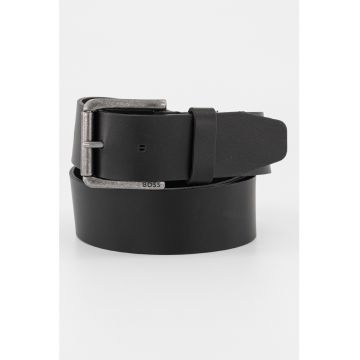 Curea de piele cu logo discret Joris