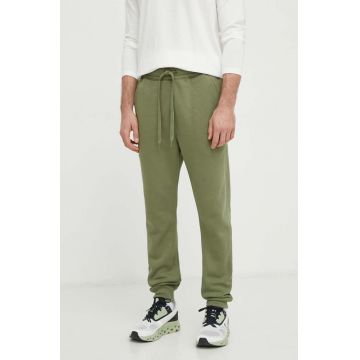 G-Star Raw pantaloni de trening culoarea verde, neted