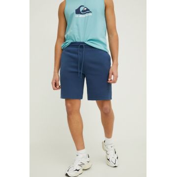 Hollister Co. pantaloni scurti barbati, culoarea albastru marin