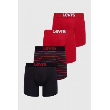 Levi's boxeri 4-pack bărbați, culoarea negru