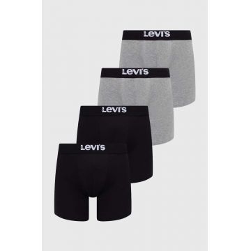 Levi's boxeri 4-pack barbati, culoarea negru