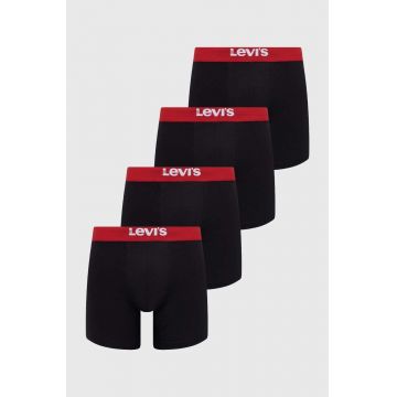 Levi's boxeri 4-pack barbati, culoarea negru