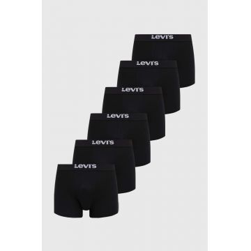 Levi's boxeri 6-pack barbati, culoarea negru