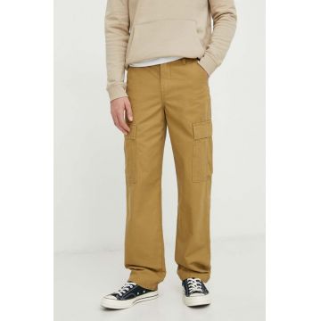 Levi's pantaloni barbati, culoarea bej, drept