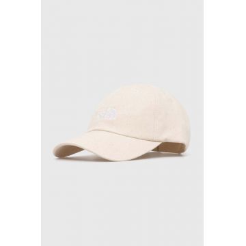 The North Face șapcă Norm Hat culoarea bej, cu imprimeu, NF0A7WHOXMO1