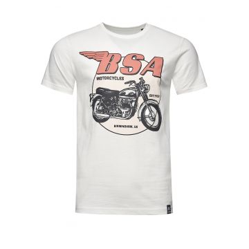 Tricou cu imprimeu grafic BSA Birmingham Motorcycles 3309