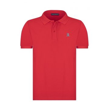 Tricou polo de bumbac - Rosu