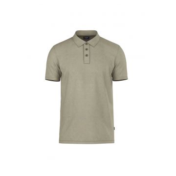 Tricou polo regular fit de bumbac Ambrosio