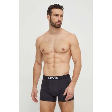 Levi's boxeri 4-pack bărbați, culoarea negru