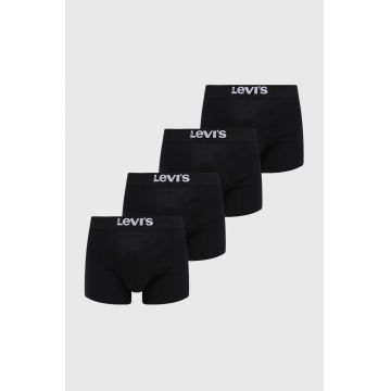 Levi's boxeri 4-pack barbati, culoarea albastru marin