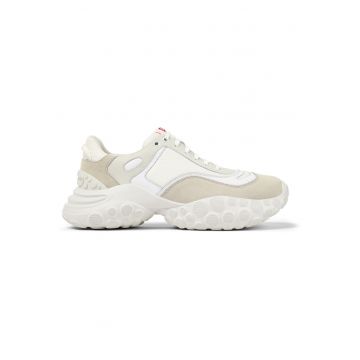 Pantofi sport de piele cu garnituri textile Pelotas Mars 1465 - Alb