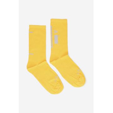 A-COLD-WALL* șosete Barcket Sock culoarea galben ACWMSK027-WHITE