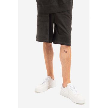 A-COLD-WALL* pantaloni scurți din bumbac Dissolve culoarea negru ACWMB101.-BLACK