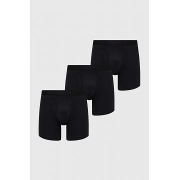 Abercrombie & Fitch boxeri 3-pack barbati, culoarea negru
