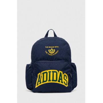 adidas Originals rucsac culoarea bleumarin, mare, cu imprimeu IU0020