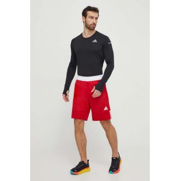 adidas Performance pantaloni scurți de antrenament culoarea roșu DY6603