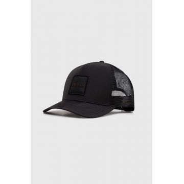 Boss Orange sapca culoarea negru, cu imprimeu