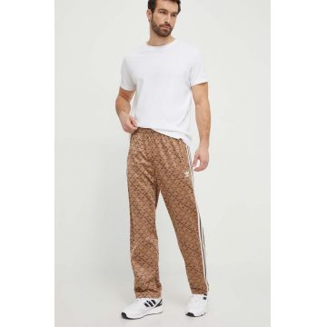 adidas Originals pantaloni de trening culoarea maro, cu model IS2922