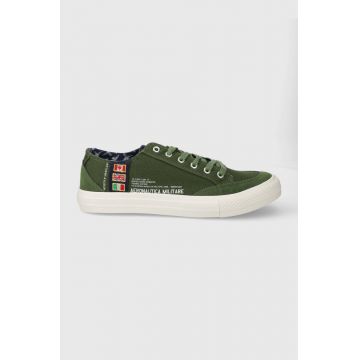 Aeronautica Militare tenisi barbati, culoarea verde, SC280CT3336