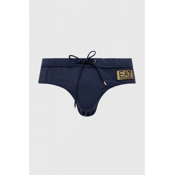 EA7 Emporio Armani costum de baie culoarea albastru marin