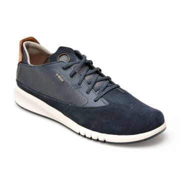 Pantofi GEOX bleumarin, U927FA, din piele naturala