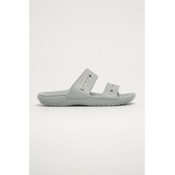 Crocs Papuci culoarea gri CLASSIC.SANDAL.206761.U-LIGHTGREY