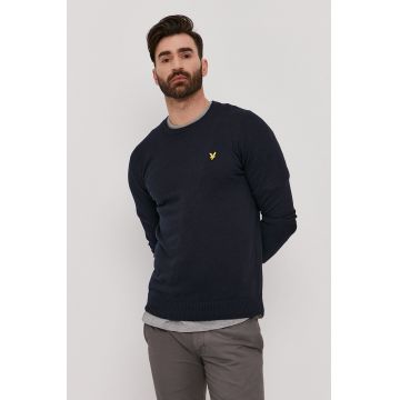 Lyle & Scott Pulover bărbați, culoarea albastru marin, light