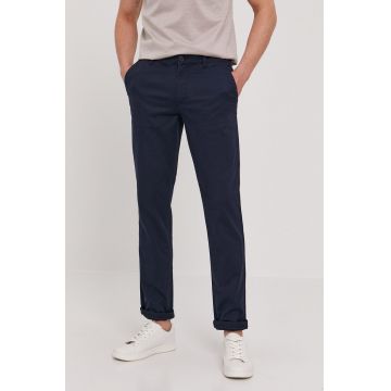 Selected Homme Pantaloni bărbați, culoarea albastru marin