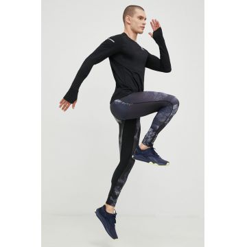 adidas Performance leggins de antrenament Techfit barbati, culoarea negru, modelator
