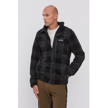 Columbia hanorac Winter Pass culoarea negru, cu model 1866565