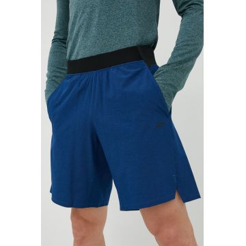 Reebok pantaloni scurți de antrenament Epic barbati, culoarea albastru marin