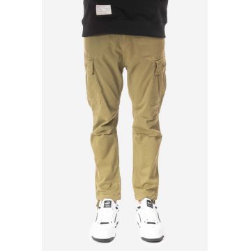 Alpha Industries pantaloni Squad Pants bărbați, culoarea verde, cu fit cargo 188202.11-green