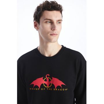 Bluza de trening cu imprimeu grafic