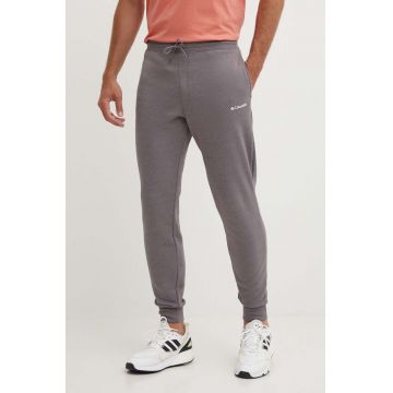 Columbia pantaloni de trening CSC Logo culoarea gri, uni 1911601