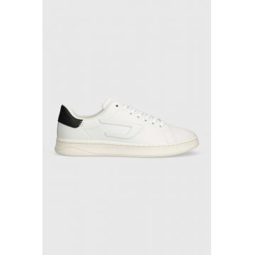 Diesel sneakers din piele S-Athene Low culoarea alb, Y02869-P4423-H1527