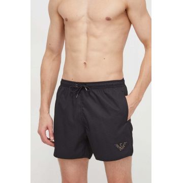 Emporio Armani Underwear pantaloni scurti de baie culoarea negru