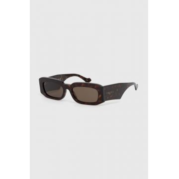 Gucci ochelari de soare barbati, culoarea maro