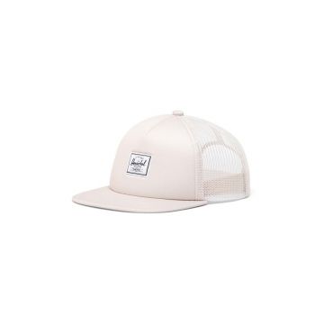 Herschel sapca Whaler Mesh Cap culoarea bej, neted