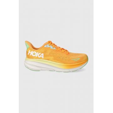 Hoka One One pantofi de alergat Clifton 9 culoarea turcoaz