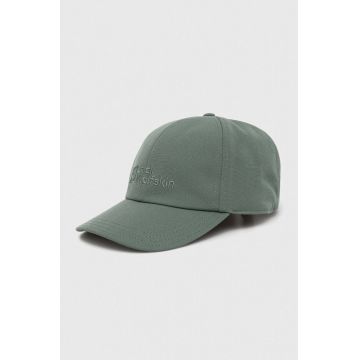 Jack Wolfskin șapcă Baseball culoarea verde, cu imprimeu 1900675