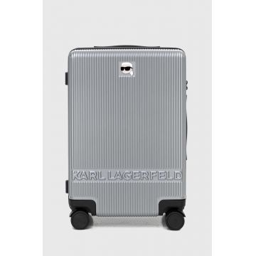 Karl Lagerfeld valiza culoarea gri