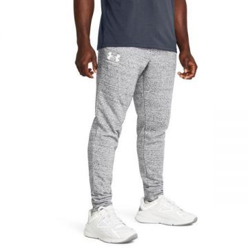 Pantaloni barbati Under Armour Rival Terry 1380843-011, M, Gri