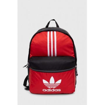 adidas Originals rucsac culoarea roșu, mare, cu imprimeu IS4561