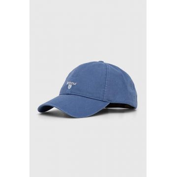 Barbour șapcă de baseball din bumbac Sports Caps cu imprimeu, MHA0274