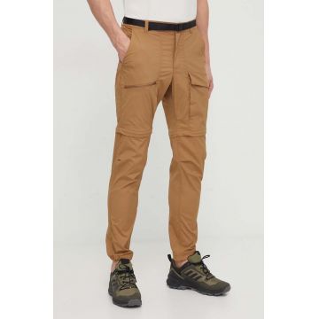 Columbia pantaloni de exterior Maxtrail culoarea maro 1990521