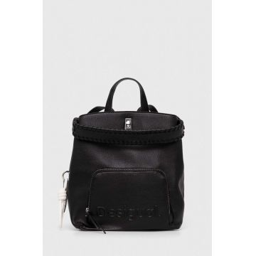 Desigual rucsac culoarea negru, mic, neted