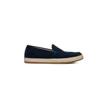 Geox espadrile din piele intoarsa U PANTELLERIA culoarea albastru marin, U45DWB 00022 C4002