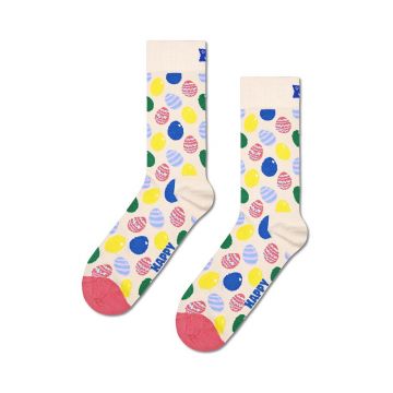 Happy Socks sosete Eggs Sock culoarea bej