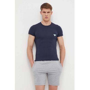 HUGO pantaloni scurți de lounge culoarea gri, melanj 50518620