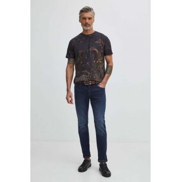 Medicine jeans bărbați, culoarea bleumarin
